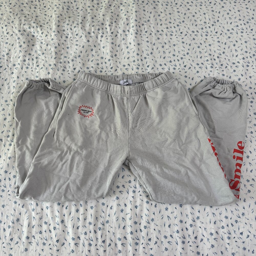 The Mayfair Group "Made You Smile" Sweatpants in Grey